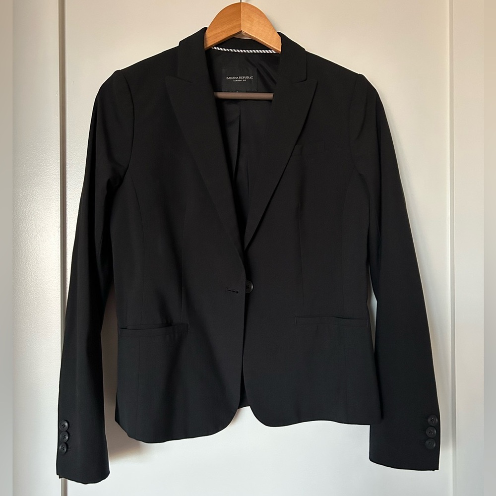 Women's Banana Republic Machine Washable Wool Blazer